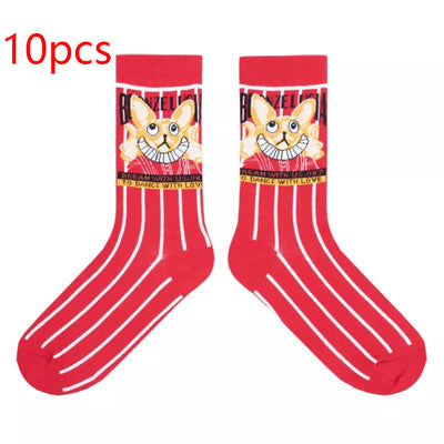 Calcetines Divertidos de Dibujos Animados para Hombre y Mujer - Image 17