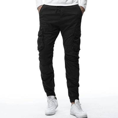 Pantalones Cargo Casual con Cintura Elástica Ajustable - Image 8