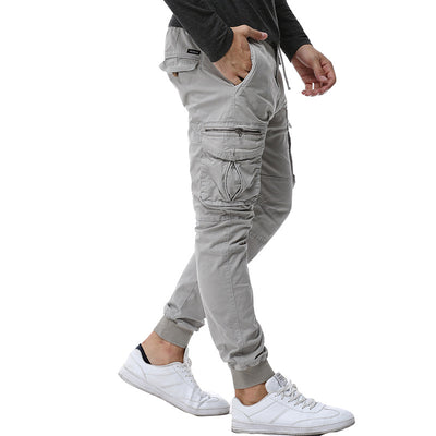 Pantalones Cargo Casual con Cintura Elástica Ajustable - Image 9