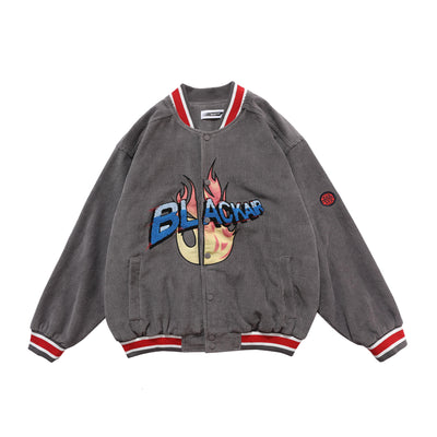 Chaqueta de Pana Retro Estilo Europeo con Bordados - Casual y Desenfadada - Image 17