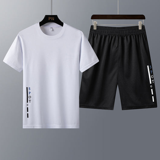 Conjunto Deportivo Juvenil Dos Piezas - Playera Manga Corta Tendencia