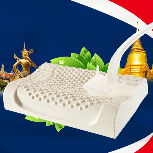 Almohada de Látex Natural para Cervicales - Soporte Ergonómico de Salud - Image 3