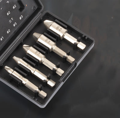 Extractor de Tornillos con Rosca Deslizante y Dientes Ajustables