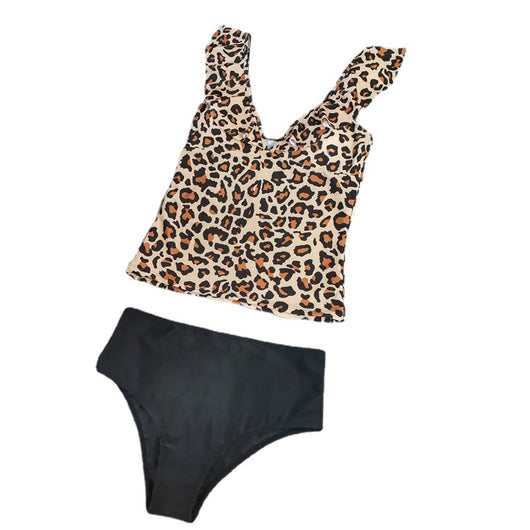 Traje de Baño Leopardo con Abertura - Diseño Moderno para Termas y Playas - Image 14