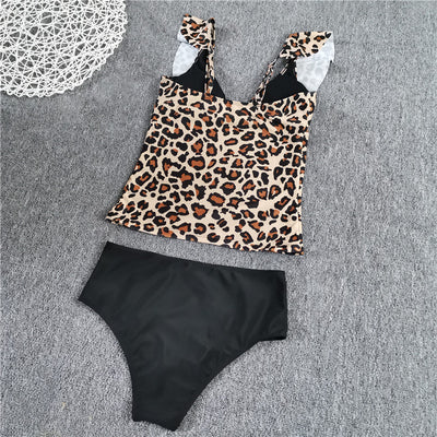 Traje de Baño Leopardo con Abertura - Diseño Moderno para Termas y Playas - Image 6