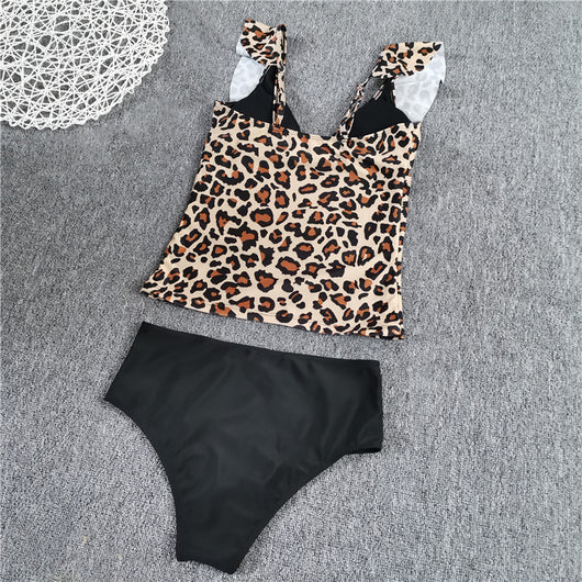 Traje de Baño Leopardo con Abertura - Diseño Moderno para Termas y Playas - Image 6
