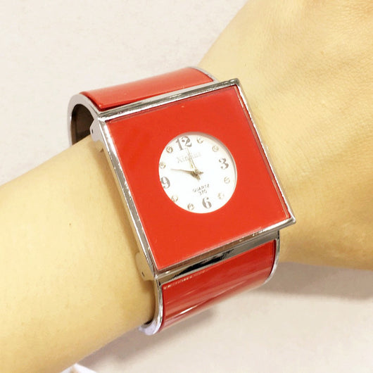 Reloj Pulsera Cuadrado Mujer Estilo Coreano Retro Casual - Image 5