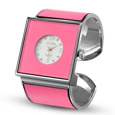 Reloj Pulsera Cuadrado Mujer Estilo Coreano Retro Casual - Image 4