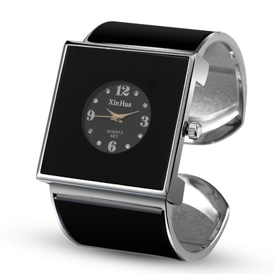 Reloj Pulsera Cuadrado Mujer Estilo Coreano Retro Casual - Image 3