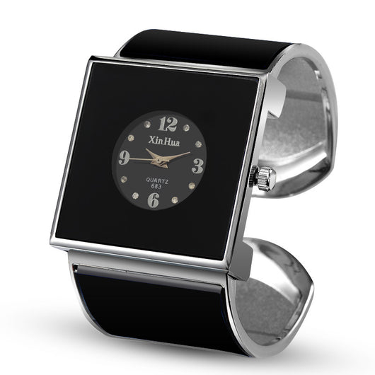 Reloj Pulsera Cuadrado Mujer Estilo Coreano Retro Casual - Image 3