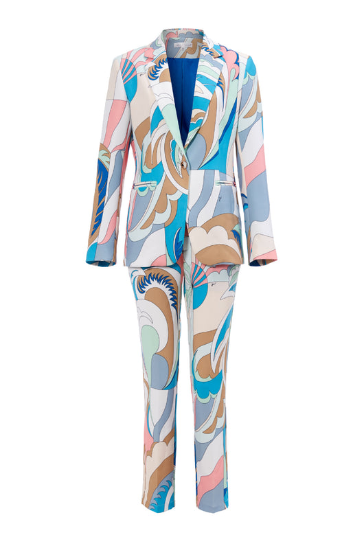 Traje Estampado para Mujer Otoño e Invierno