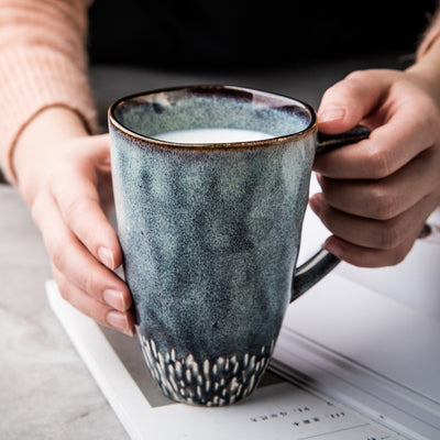 Taza de Cerámica Artesanal Estilo Nórdico - Gran Capacidad para Café - Image 3