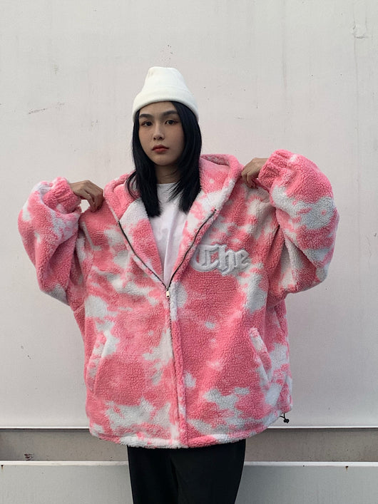 Chaqueta Acolchada Hip-Hop Unisex con Forro de Borrego - Diseño Oversized para Parejas - Image 13