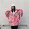 Chaqueta Acolchada Hip-Hop Unisex con Forro de Borrego - Diseño Oversized para Parejas