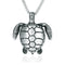Collar Tortuga Marina de Acero Inoxidable para Hombre - Dije Titanio Resistente