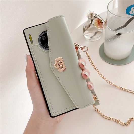 Funda Protectora de Cuero para Huawei con Patrón Elegante - Image 9