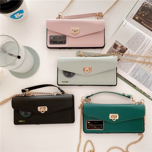 Funda Protectora de Cuero para Huawei con Patrón Elegante
