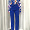 Conjunto de Dos Piezas con Estampado Moderno - Moda Europa y América