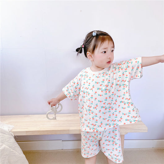 Conjunto de Pijama Fresco de Manga Corta para Bebés y Niños - Image 14