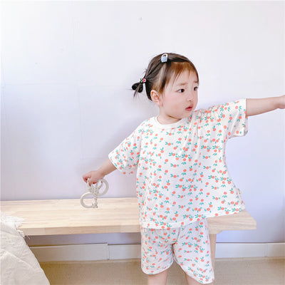 Conjunto de Pijama Fresco de Manga Corta para Bebés y Niños - Image 5
