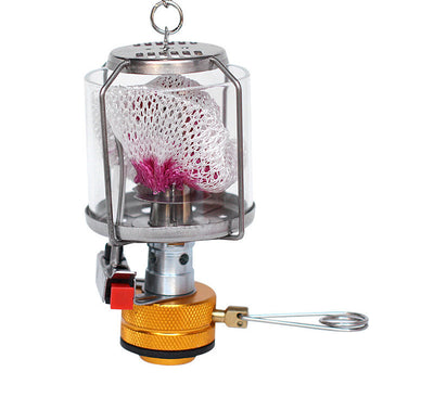 Lámpara Portátil de Gas para Camping y Pesca
