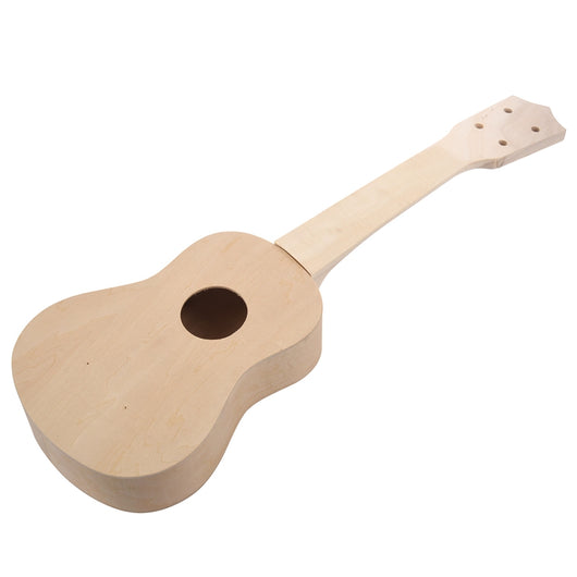 Ukelele Soprano de Madera Blanca 21 Pulgadas - Kit Completo Guitarra Hawaiana - Image 4