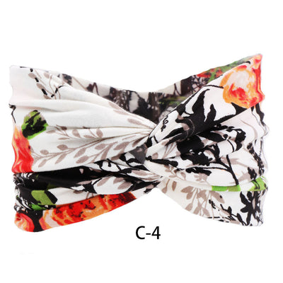 Vincha Ancha de Algodón Estampada para Mujer - Image 20