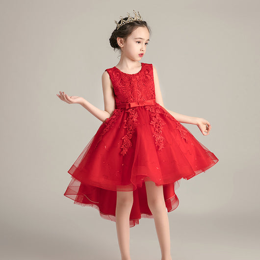 Vestido de Princesa Verano con Falda de Tul Brillante para Niñas 3-12 Años - Image 9