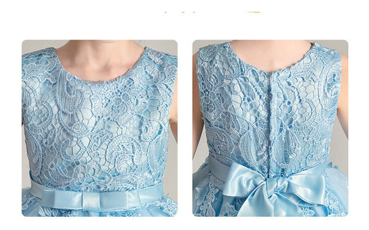 Vestido de Princesa Verano con Falda de Tul Brillante para Niñas 3-12 Años - Image 14