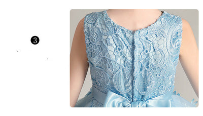 Vestido de Princesa Verano con Falda de Tul Brillante para Niñas 3-12 Años - Image 12