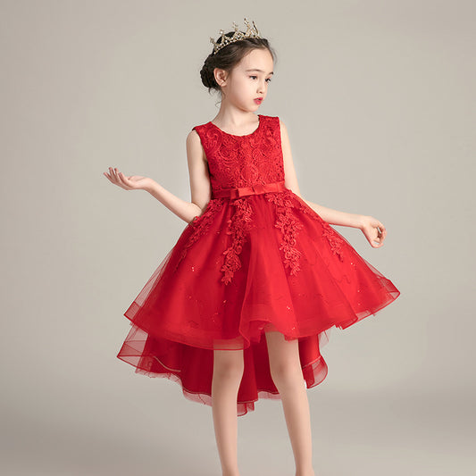 Vestido de Princesa Verano con Falda de Tul Brillante para Niñas 3-12 Años - Image 2
