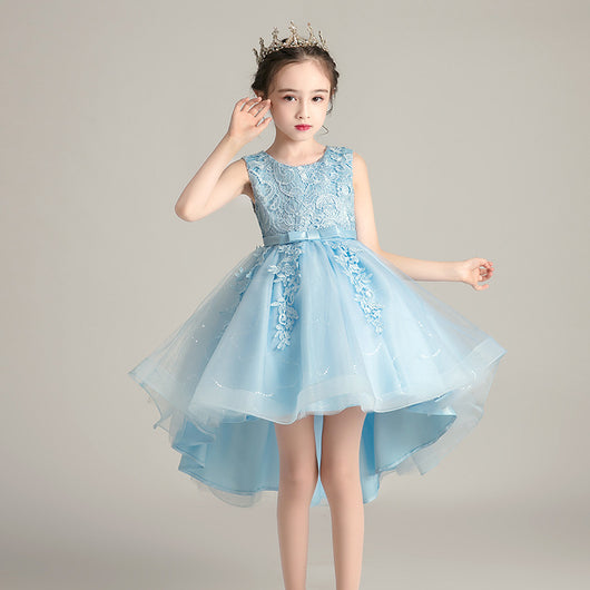 Vestido de Princesa Verano con Falda de Tul Brillante para Niñas 3-12 Años - Image 3