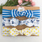 Set 3 Diademas Bohemias Coloridas para Bebé y Niña - Bandas Elásticas de Algodón con Moños
