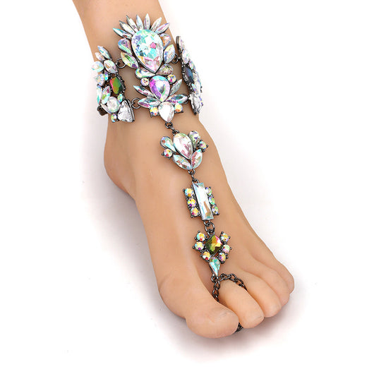 Pulsera Tobillera Bikini con Rhinestones - Accesorio de Playa Brillante - Image 16