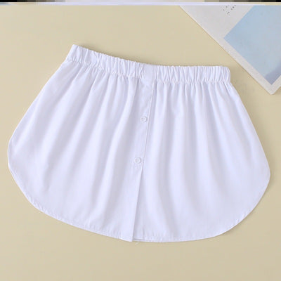 Falda Blanca Doble con Volante Interior Elegante - Image 13