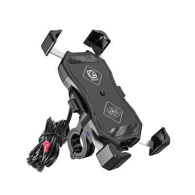 Cargador Rápido QC3.0 15W para Moto con Soporte de Teléfono - Image 8