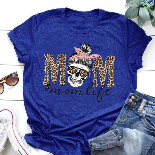 Playera Unisex Calavera y Leopardo - Estilo Mom Life para Hombre y Mujer - Image 5