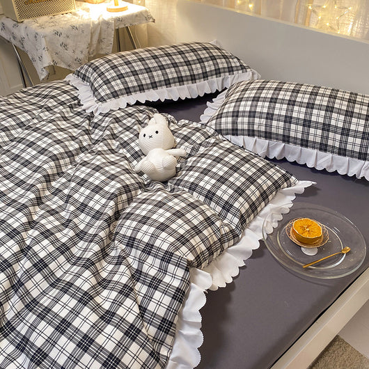Juego de Cama Princesa Arcoíris con Encaje - Funda Nórdica, Sábana y Volante - Image 16