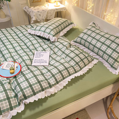 Juego de Cama Princesa Arcoíris con Encaje - Funda Nórdica, Sábana y Volante - Image 15