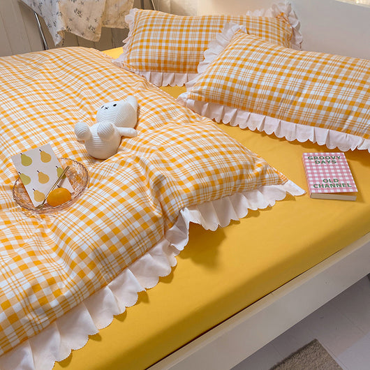 Juego de Cama Princesa Arcoíris con Encaje - Funda Nórdica, Sábana y Volante - Image 17