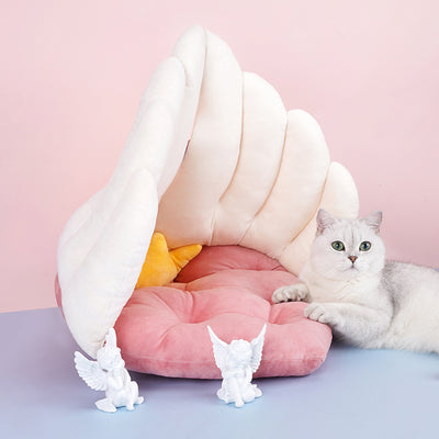 Cama Nido para Gatos Alas de Ángel - Cálida y Versátil para Todas las Estaciones - Image 3