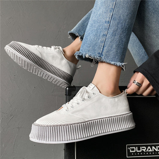 Zapatos Plataforma Versátiles Estilo Hong Kong - Image 9