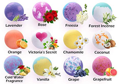 Set de 14 Bombas de Baño Aromáticas - Caja Regalo con Aromas Variados - Image 5
