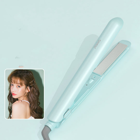 Plancha Rizadora Portátil con Iones Negativos - Cabello Liso y Ondulado