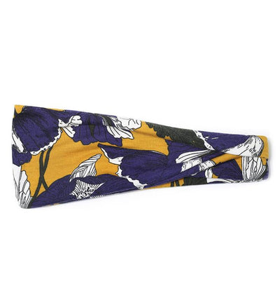 Banda Elástica Deportiva Floral para Yoga y Running - Absorbe Sudor - Image 6