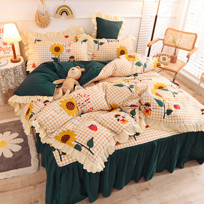 Juego de Cama Princesa con Encaje y Corazones - Funda Nórdica Romántica - Image 21