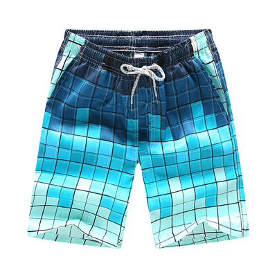 Pantalones Cortos de Playa Sueltos con Estampado - Talla Grande Europeo Americano - Image 3