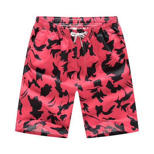 Pantalones Cortos de Playa Sueltos con Estampado - Talla Grande Europeo Americano - Image 7