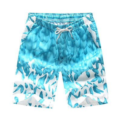 Pantalones Cortos de Playa Sueltos con Estampado - Talla Grande Europeo Americano - Image 10