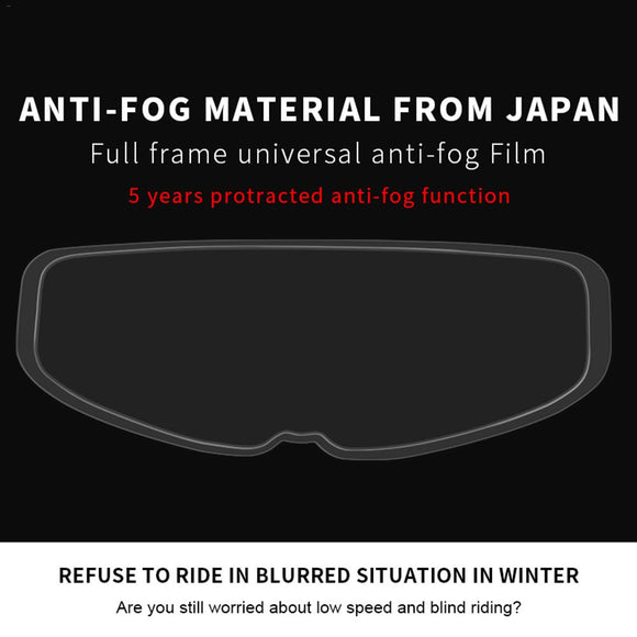 Película Antivaho para Casco de Motocicleta - Protección 60 Meses